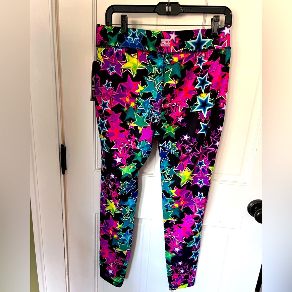 Fila star print Maui leggings NWT